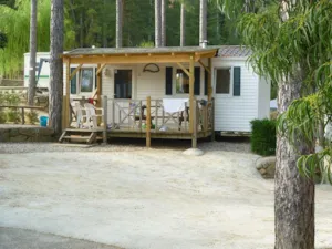 Locatif - MESANGE - mobil-home  28 m² - Ushuaïa Villages - Camping Les Pins d'Ucel ****