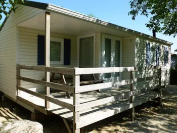 Mietunterkunft - Pic Vert - Mobilheim  28 M² - Camping Ushuaïa Villages les Pins d'Ucel