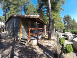Huuraccommodatie(s) - Romarin - Chalet 21 M² - Camping Ushuaïa Villages les Pins d'Ucel