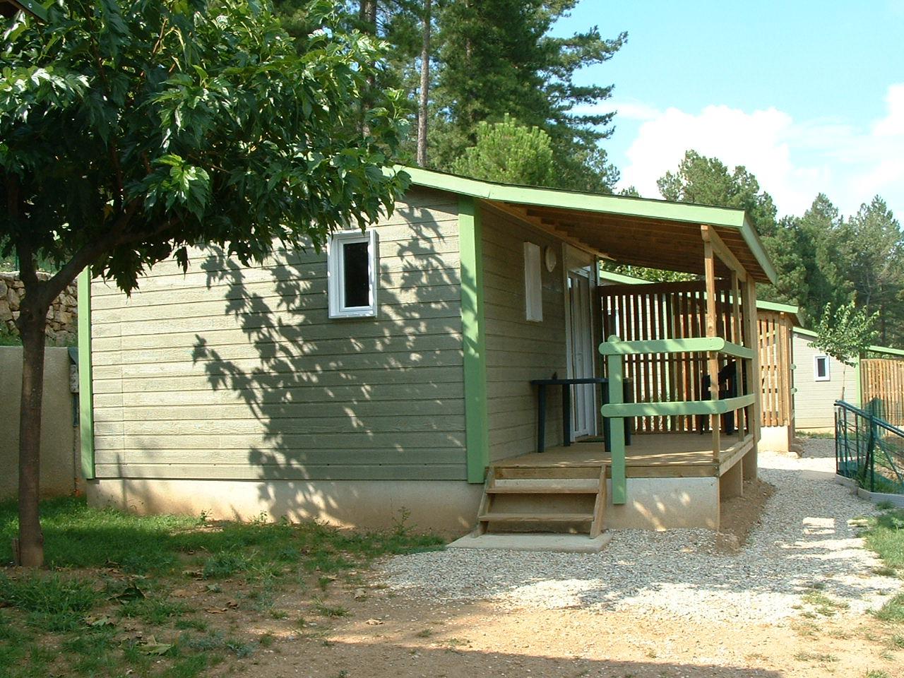 Mietunterkunft - Lavande - Hütte 21M² - Camping les Pins d'Ucel