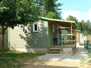 Locatif - LAVANDE - Chalet 21m² - Ushuaïa Villages - Camping Les Pins d'Ucel ****