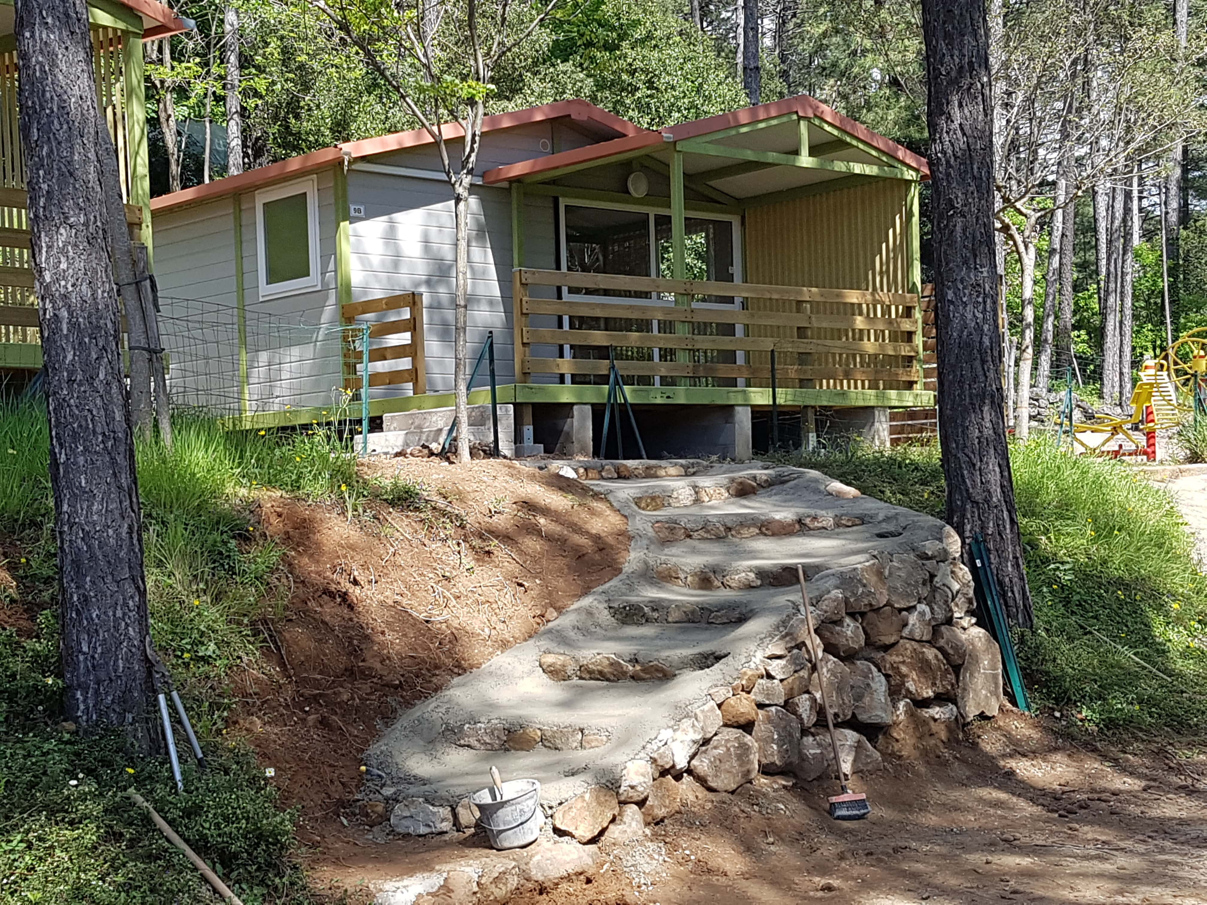 Mietunterkunft - Genet - Hütte 21.5M² - Camping les Pins d'Ucel