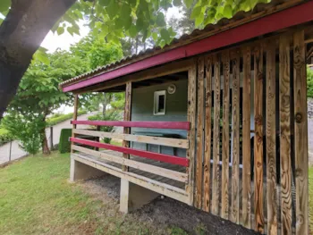 Mietunterkunft - Bruyere - Hütte 21M² - Camping Ushuaïa Villages les Pins d'Ucel