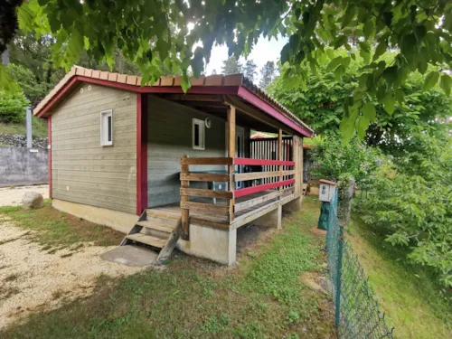 Mietunterkunft - Bruyere - Hütte 21M² - image n°2 - Ushuaïa Villages - Camping Les Pins d'Ucel ****