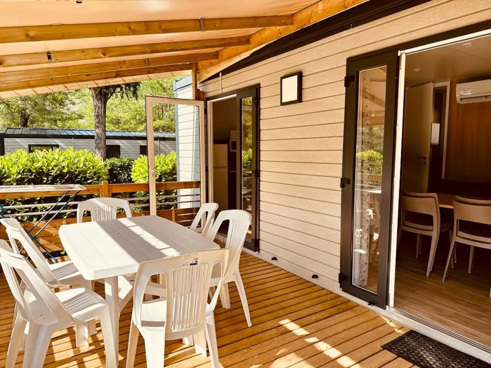 Location - Mobil-Home Louisiane Luxe 3 Ch 36M² - Camping Mazet-Plage
