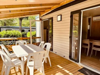 Mietunterkunft - Mobil-Home Louisiane Luxe 3 Ch 36M² - Camping Mazet-Plage