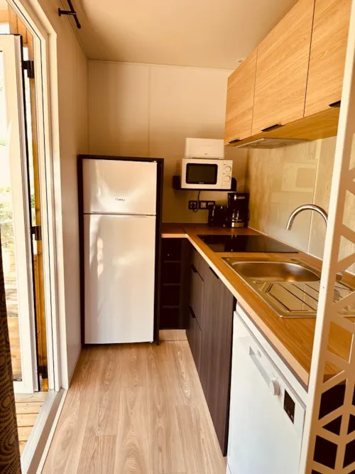 Accommodation - Mobilhom Louisianne 3 Bedrooms Air-Conditioned With Vue - image n°3 - Camping Sunêlia Mazet-Plage