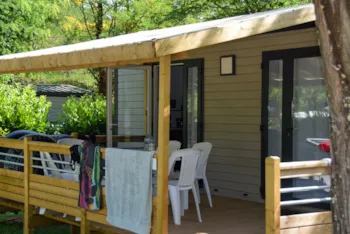 Mietunterkunft - Sunêlia Luxe Louisiana 2 Schlafzimmer - Camping Mazet-Plage