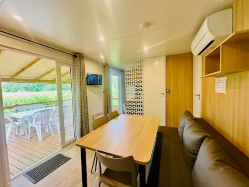 Mietunterkunft - Louisiana Prestige 3 Schlafzimmer - image n°4 - Camping Sunêlia Mazet-Plage