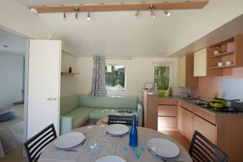 Huuraccommodatie(s) - Stacaravan 3 Slaapkamers - image n°2 - Camping du Midi