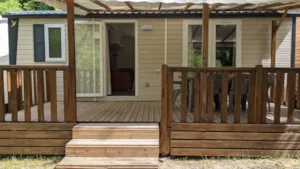 Locatif - Mobile Home 2 chambres climatisé - Camping du Midi