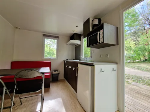 Mietunterkunft - Mobilheim Confort 24M² - image n°2 - Camp des Gorges | Camping Nature ***