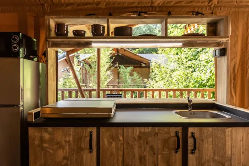 Huuraccommodatie(s) - Chalet Luxury Spa Clim 7Pers - image n°6 - Camping Aloha Plage****