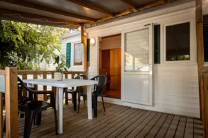 Locatif - Mobil-Home  Hip 20m²- 2 chambres - sans clim Adultes 2Enfants -13 ans - Camping Aloha Plage****