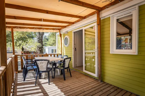 Location - Mobil-Home Krusoe - 32M² - 3 Chambres - Clim - image n°5 - Camping Aloha Plage****