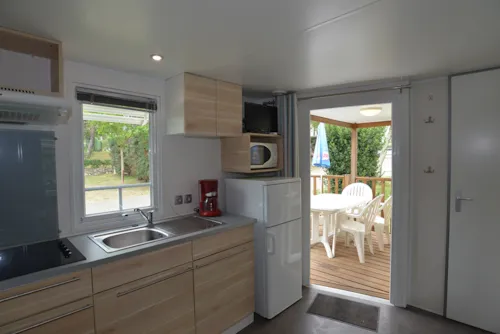 Mietunterkunft - Bungalow-Mobil - image n°5 - Camping La Rouvière Les Pins
