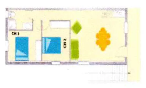 Mietunterkunft - Wohnung 52M² - image n°10 - Camping La Rouvière Les Pins