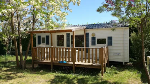 Huuraccommodatie(s) - Mh Loft 4 Pers. Overdekt Terras +  Tv - image n°3 - Camping LE CARPENTY