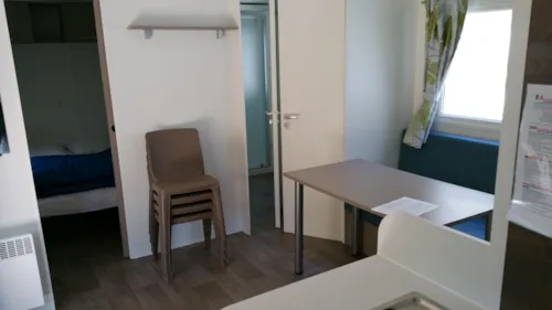 Mietunterkunft - Sencilo 27 Überdachte Terrasse + Tv + Clim - image n°2 - Camping LE CARPENTY