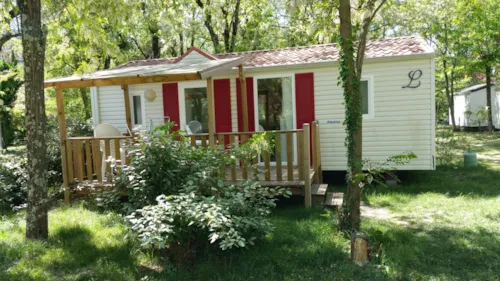 Mietunterkunft - Mh Louisiane 3 Ch Zimmer Klimaanlage + Tv - image n°1 - Camping LE CARPENTY