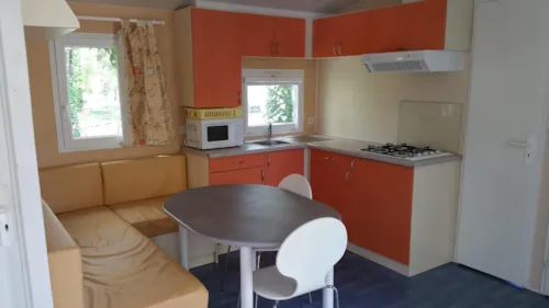 Mietunterkunft - Mh Louisiane 3 Ch Zimmer Klimaanlage + Tv - image n°2 - Camping LE CARPENTY
