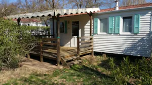 Locatif - Mh 4 pers. Super Mercure + terras + TV - Camping LE CARPENTY