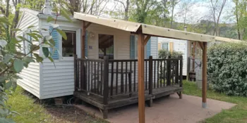 Mietunterkunft - Mh 2/3 Pers. Classic  Überdachte Terrasse + Tv - Camping LE CARPENTY