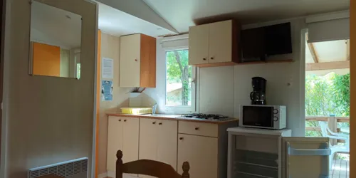 Location - Mh 4 Pers. Super Mercure + Terrasse + Tv - image n°2 - Camping LE CARPENTY