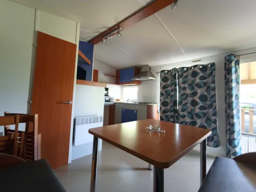 Huuraccommodatie(s) - Mh Loft 4 Pers. Overdekt Terras +  Tv - image n°4 - Camping LE CARPENTY