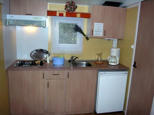 Mietunterkunft - Mobilheim Confort - 23M²- 2 Zimmer - image n°3 - Camping de la Plage