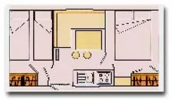  - Mobil home - 19m² - 2 chambres sans sanitaires - Camping de la Plage