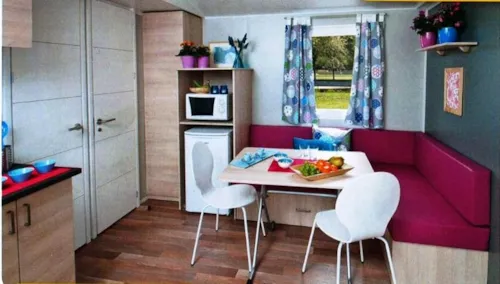 Location - Mobil Home Fidji - 27M²- 2 Chambres + Tv + Clim - image n°2 - Camping de la Plage