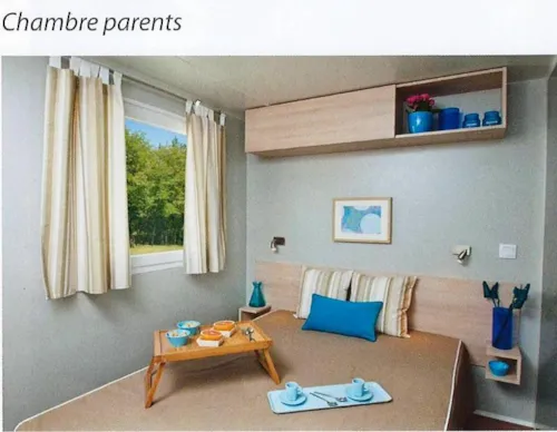 Mietunterkunft - Mobil Home Malta - 30M² - 3 Schlafzimmer + Tv + Klimaanlage - image n°5 - Camping de la Plage