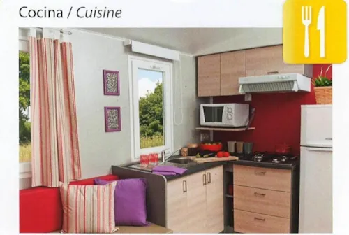 Mietunterkunft - Mobil Home Malta - 30M² - 3 Schlafzimmer + Tv + Klimaanlage - image n°7 - Camping de la Plage