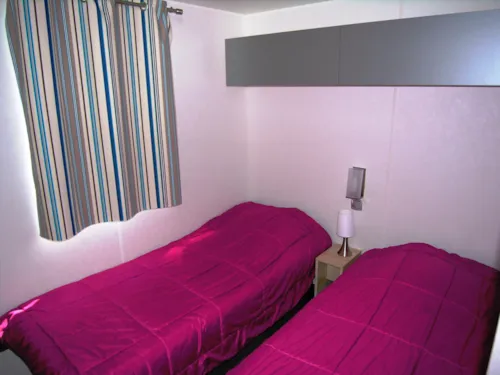Mietunterkunft - Mobil Home O'hara - 29M²- 2 Schlafzimmer + Tv + Klimaanlage - image n°4 - Camping de la Plage