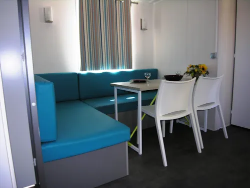 Mietunterkunft - Mobil Home O'hara - 29M²- 2 Schlafzimmer + Tv + Klimaanlage - image n°5 - Camping de la Plage