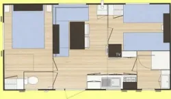Location - Mobil Home O'hara Confort Avec Climatisation - image n°1 - Camping Le Casque Roi