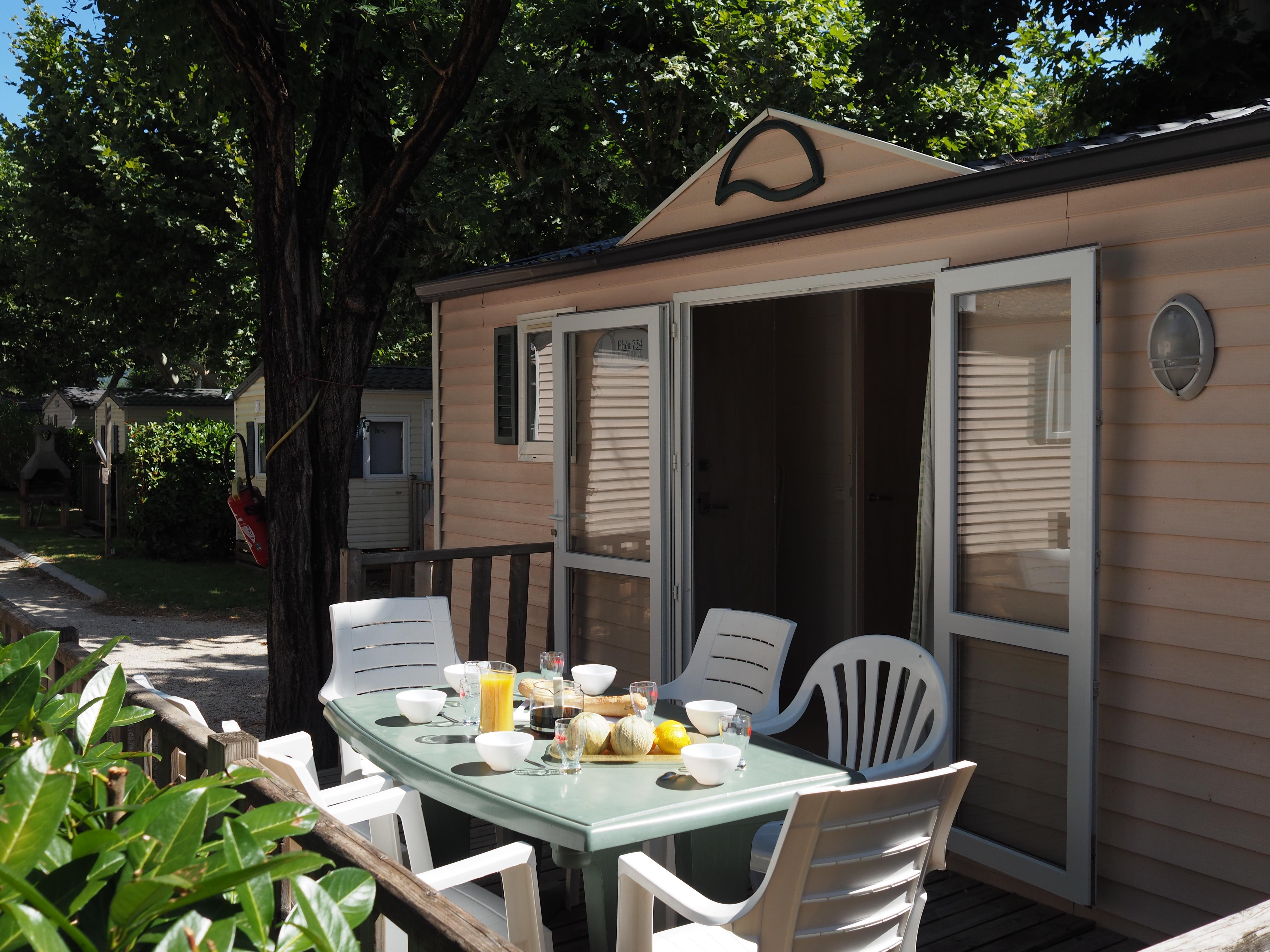 Accommodation - Mobil-Home O'hara Grand Confort - Camping Le Casque Roi