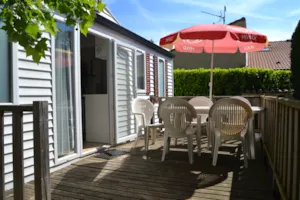 Locatif - Mobil home O'hara 5 personnes grand confort clim - Camping Le Casque Roi