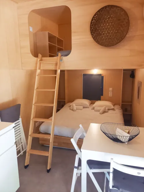 Accommodation - Tiny House 2 - 16M² (Without Toilet Block) - image n°3 - Rives d'Arc -  Hôtel de plein air