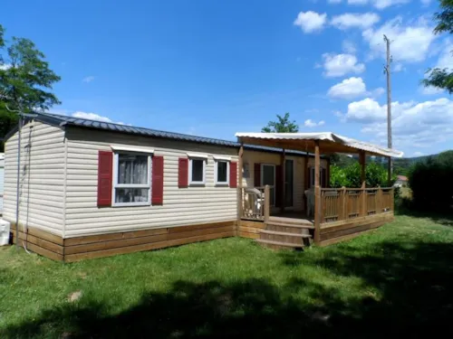 Huuraccommodatie(s) - Stacaravan Premium 4 Slaapkamers Z + Airconditioning - image n°1 - Camping Castanhada