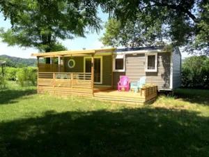 Locatif - Mobilheim PREMIUM 3 Schlafzimmer S + Klimaanlage - Camping Castanhada