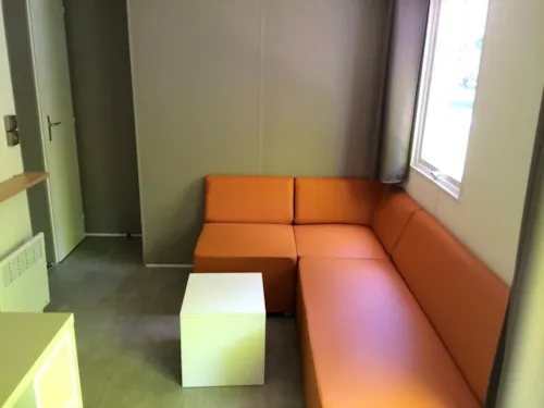 Huuraccommodatie(s) - Stacaravan Premium 3 Slaapkamers Z+ Airconditioning - image n°3 - Camping Castanhada