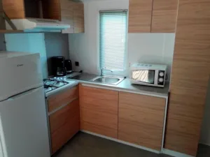 Locatif - Mobilheim PREMIUM 2 Schlafzimmer S + Klimaanlage - Camping Castanhada