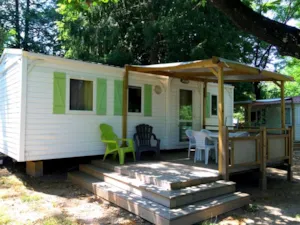 Locatif - Mobilheim PREMIUM 3 Schlafzimmer S + Klimaanlage - Camping Castanhada