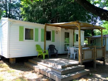 Accommodation - Mobile Home Premium Air-Conditioned 3 Bedrooms S - Camping Castanhada