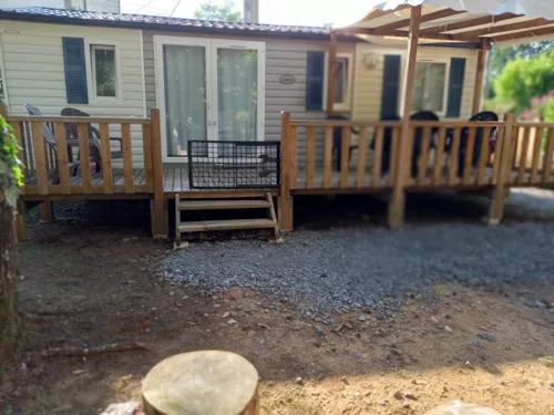 Huuraccommodatie(s) - Stacaravan Premium 3 Slaapkamers Z+ Airconditioning - image n°7 - Camping Castanhada
