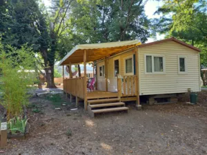 Locatif - Mobilheim KOMFORT 2 Schlafzimmer S - Camping Castanhada
