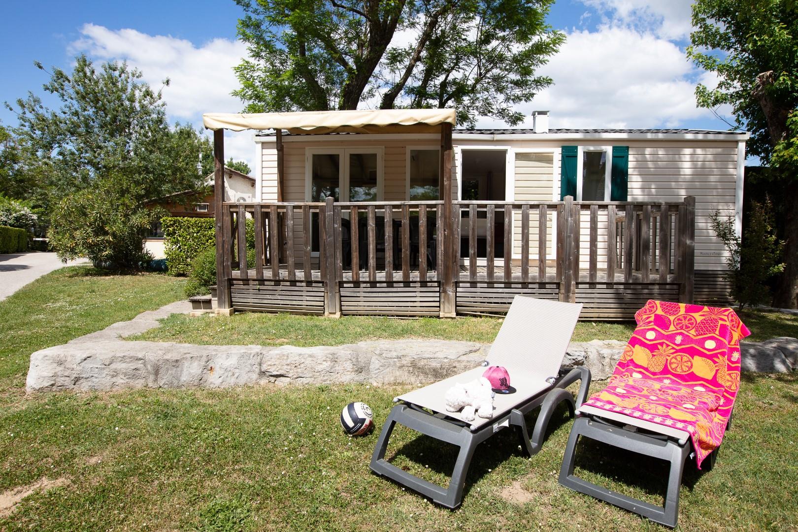 Accommodation - Mobilehome Comfort Riviera 3 Bedrooms, Arrival On Wednesday In The High Season - CAMPING LA ROUBINE