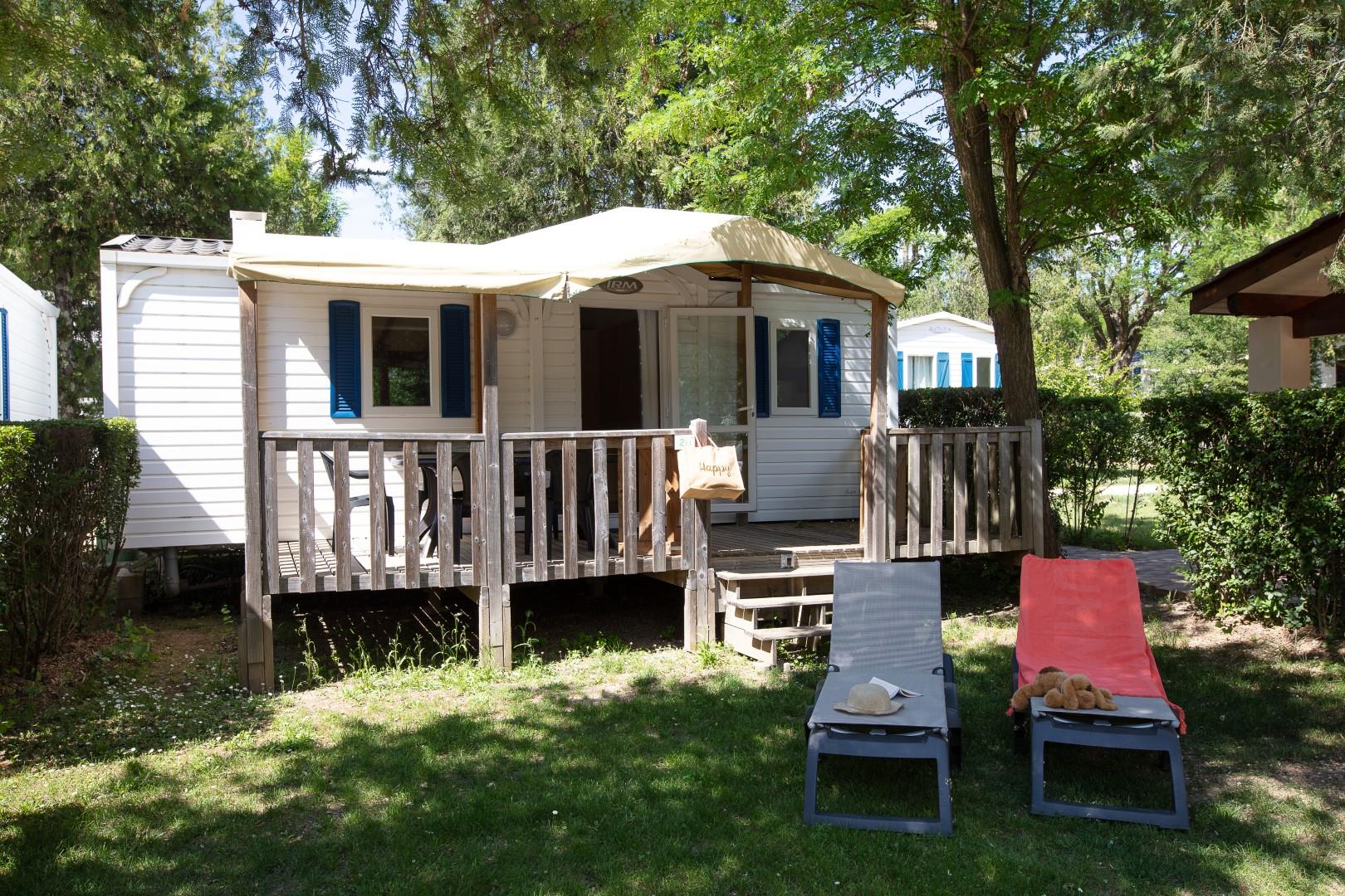 Accommodation - Mobile Home Classic Supermercure 2 Bedrooms - CAMPING LA ROUBINE